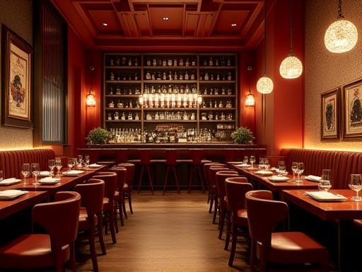 Stylish restaurant interior design